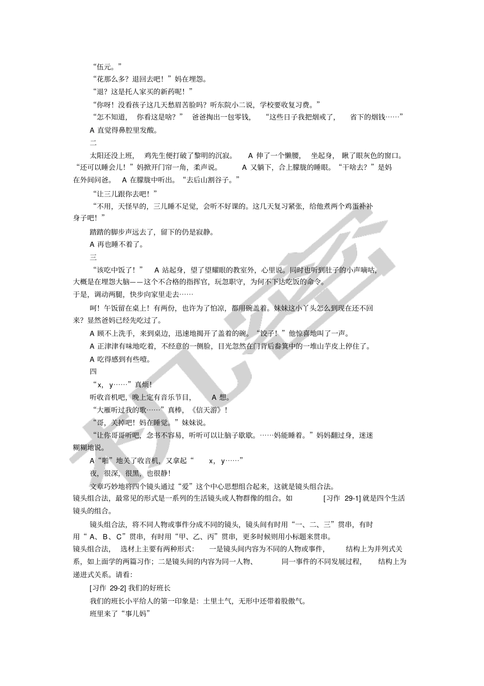 镜头组合法写作指导_第2页