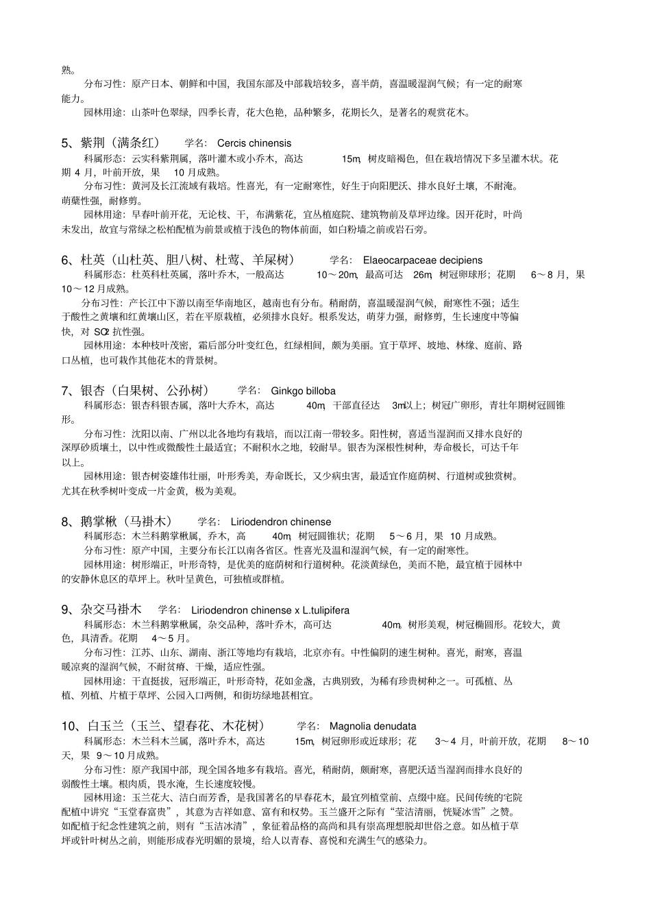 长沙常用植物_第3页