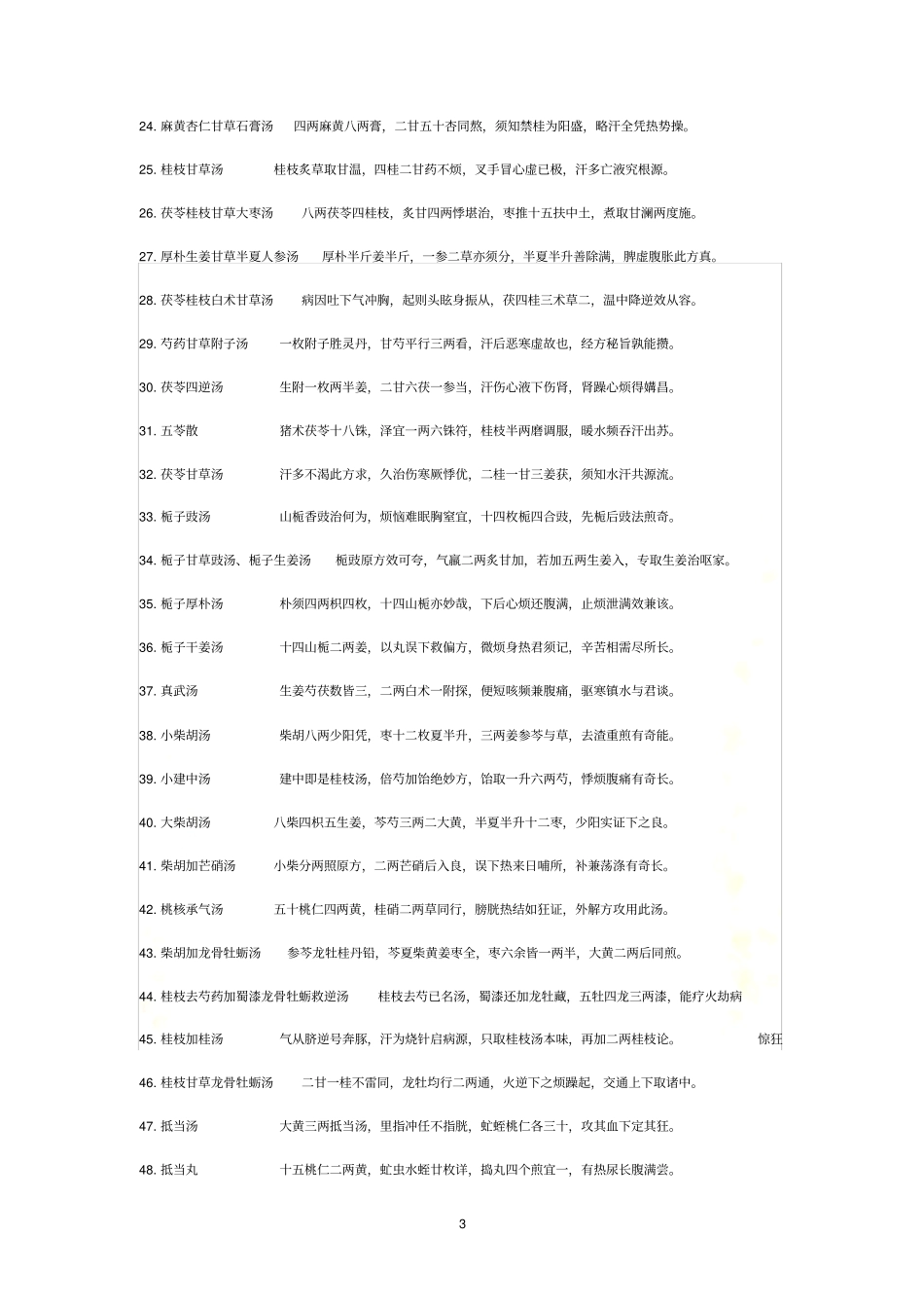 长沙方歌括伤寒、金匮--简小_第3页