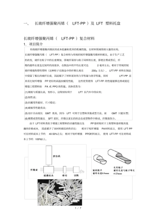 长玻纤增强聚丙烯