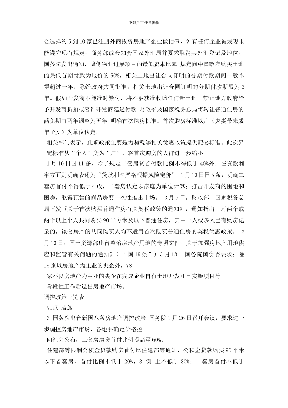 最新国家房地产政策汇总_第3页