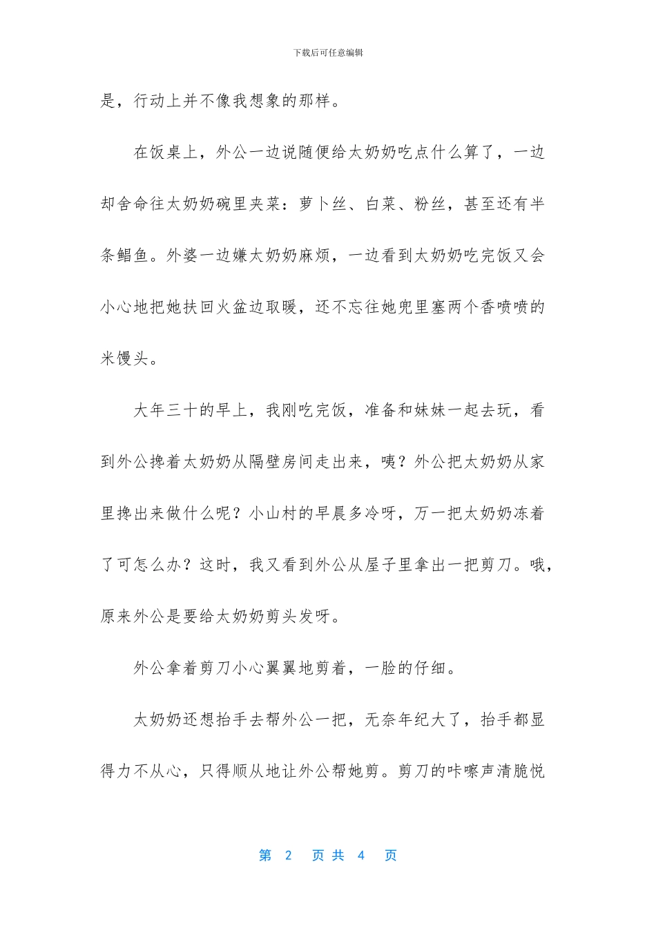 最美的镜头作文_第2页