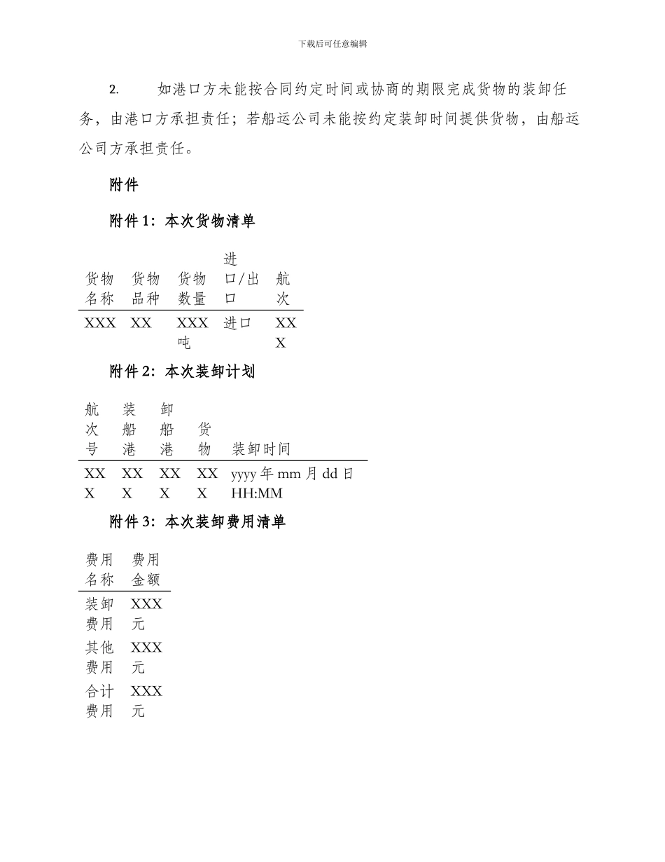 月度港口作业合同_第3页