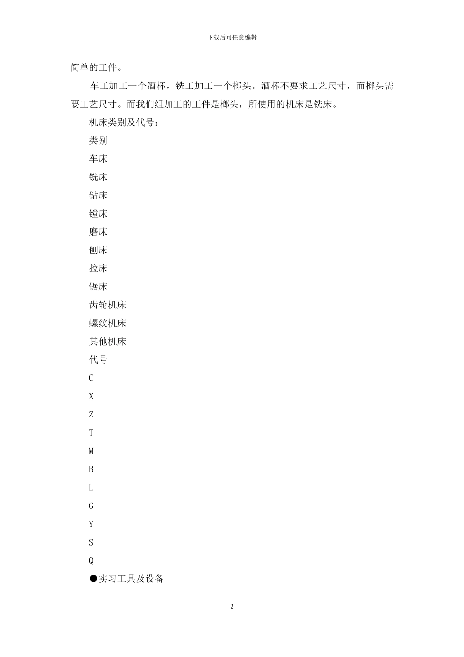 有关工厂实习报告5篇_第2页