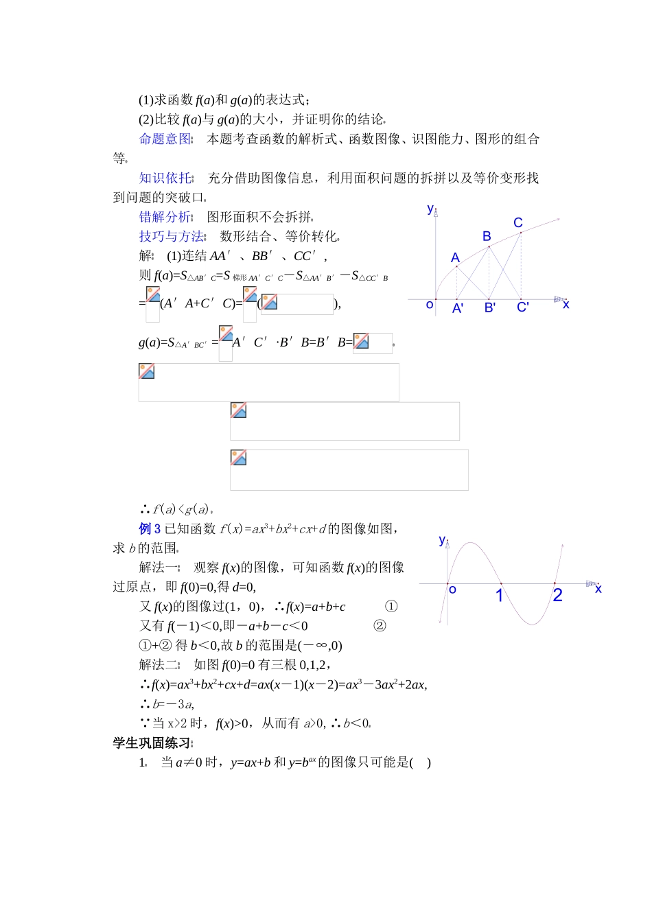 高中数学复习专题讲座(第10讲)函数图象及图象性质的应用_第2页