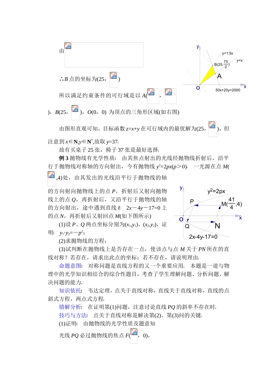 高中数学复习专题讲座(第21讲)直线方程及其应用_第3页