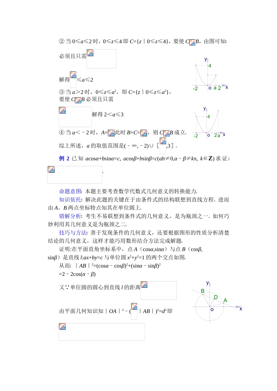 高中数学复习专题讲座(第38讲)数形结合思想_第2页