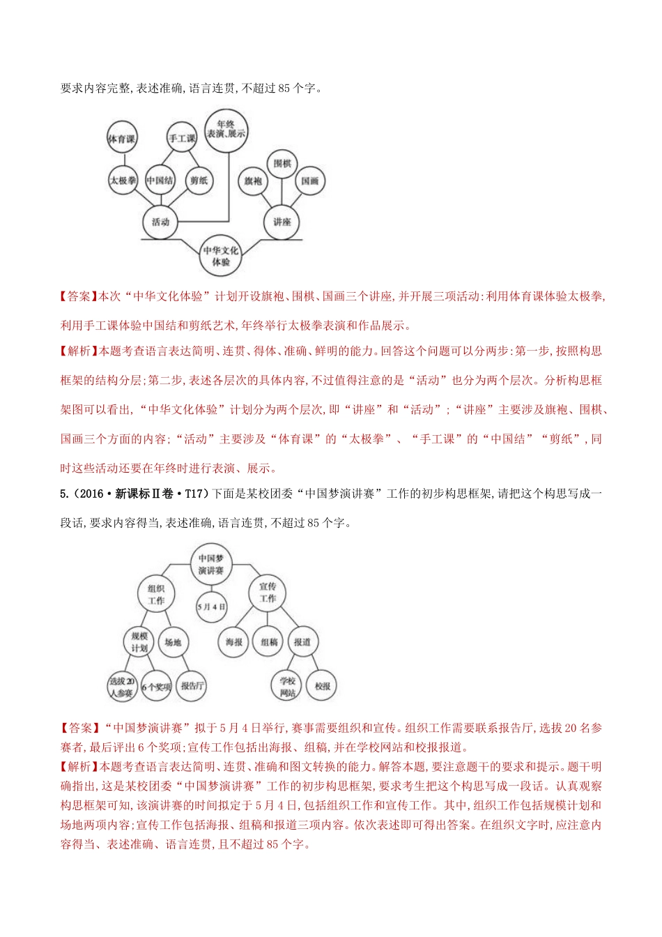 十年高考语文真题分类汇编 专题14 图文转换（含解斩）-人教版高三全册语文试题_第3页