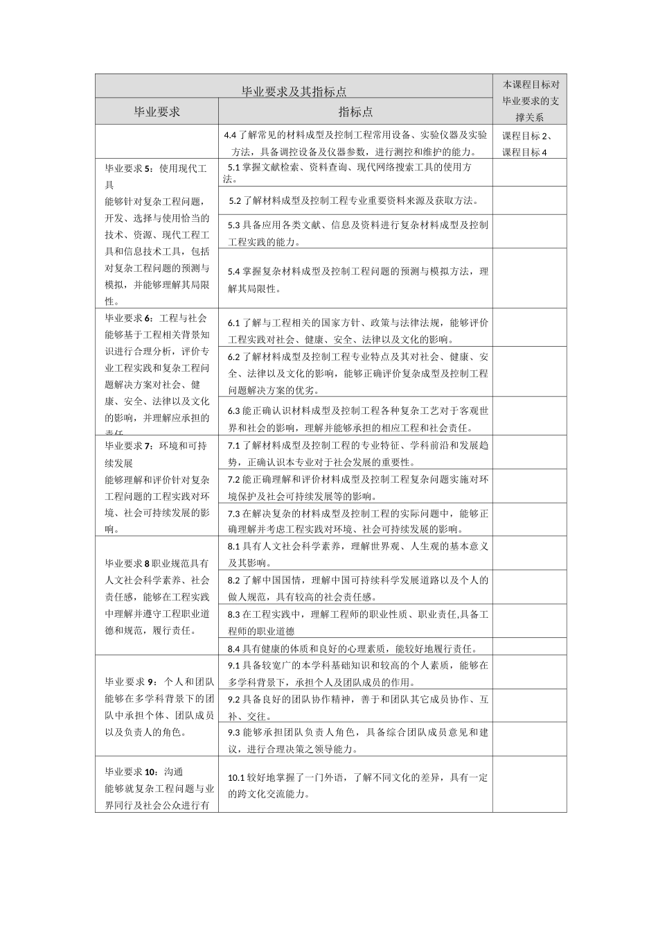 《材料成型装备及自动化》课程大纲_第3页