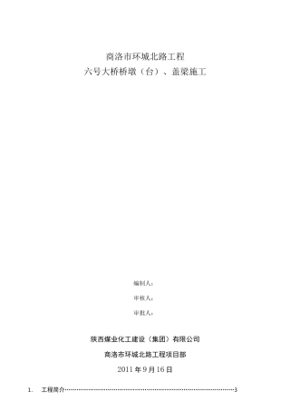 桥墩施工安全专项方案