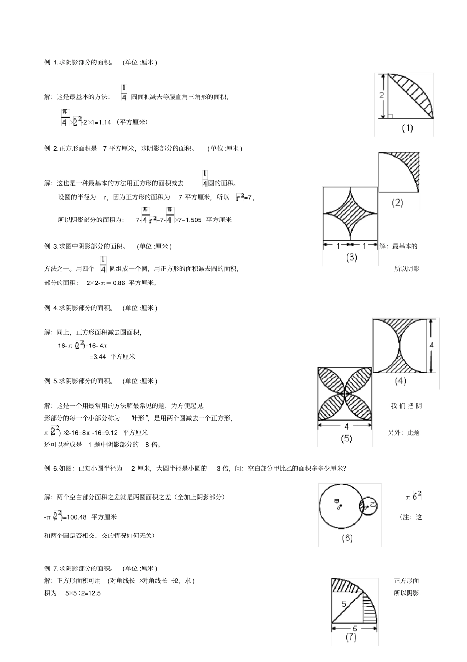 阴影部分面积_第1页