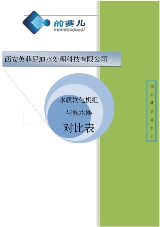 阻垢机组与软水器对比