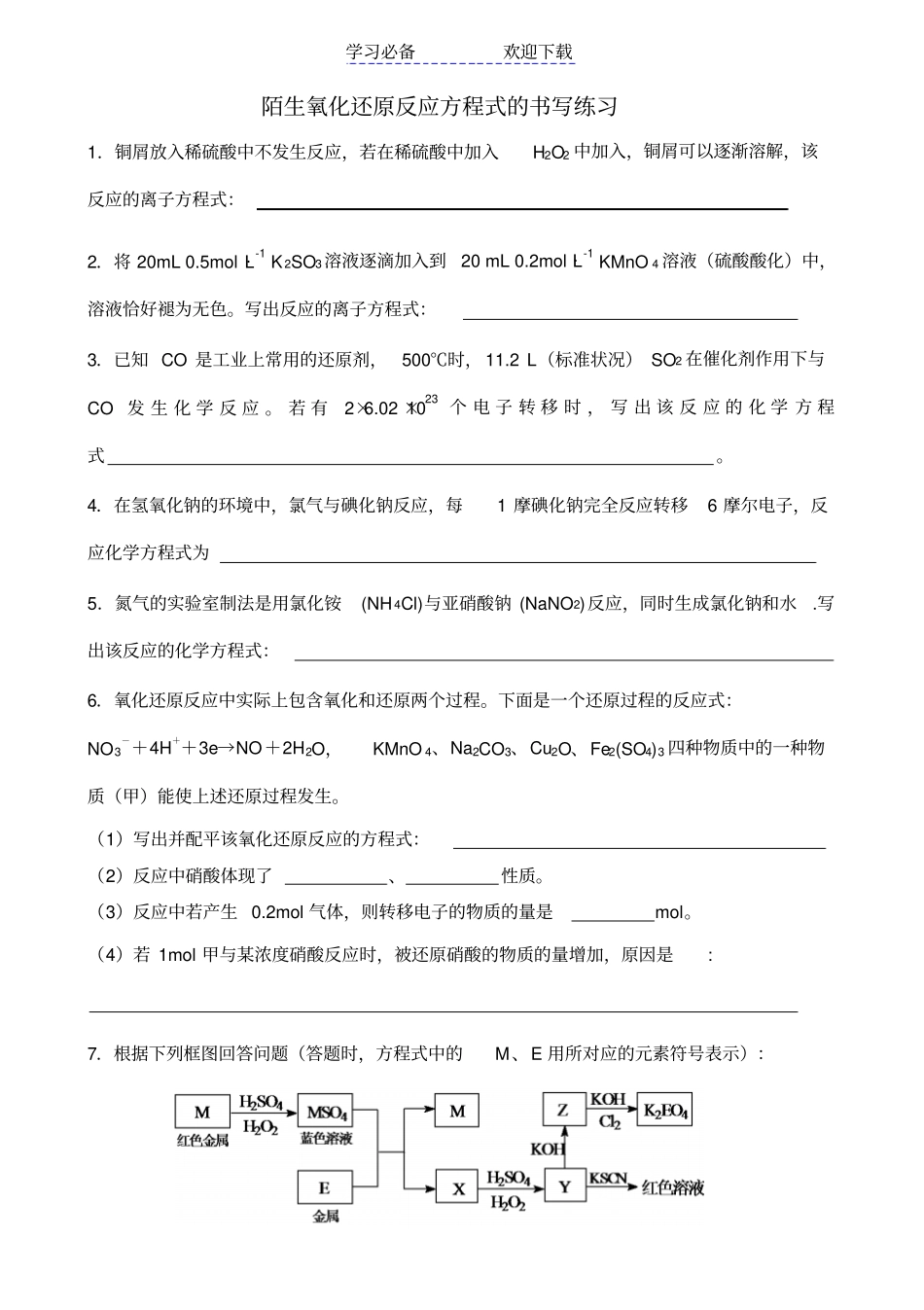 陌生情景中化学方程式的书写_第2页