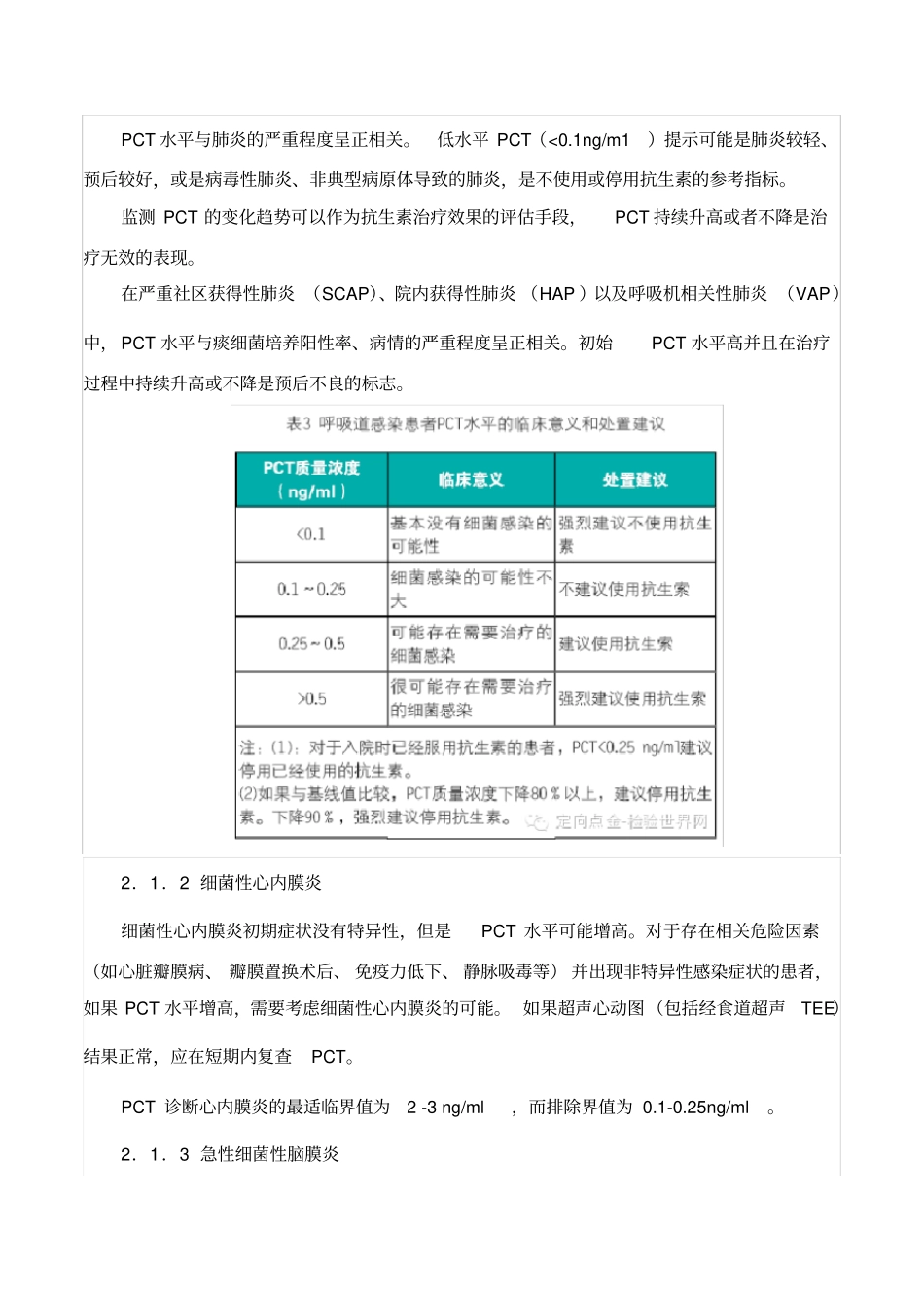 降钙素原PCT急诊临床应用的专家共识_第3页