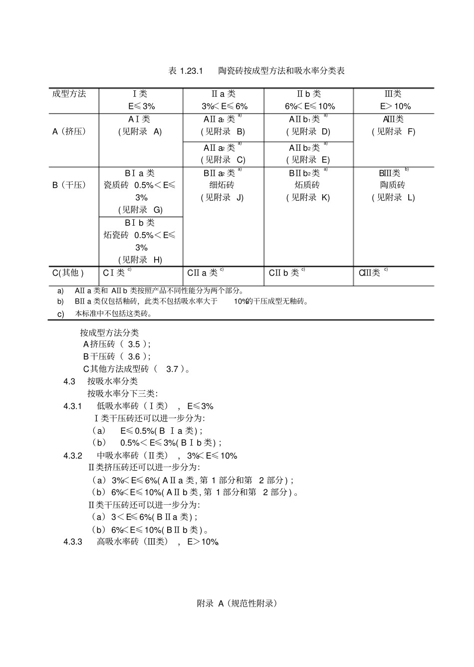 陶瓷砖技术标准_第3页