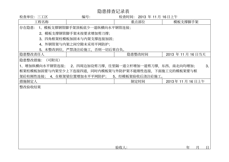 隐患排查记录表97735_第3页