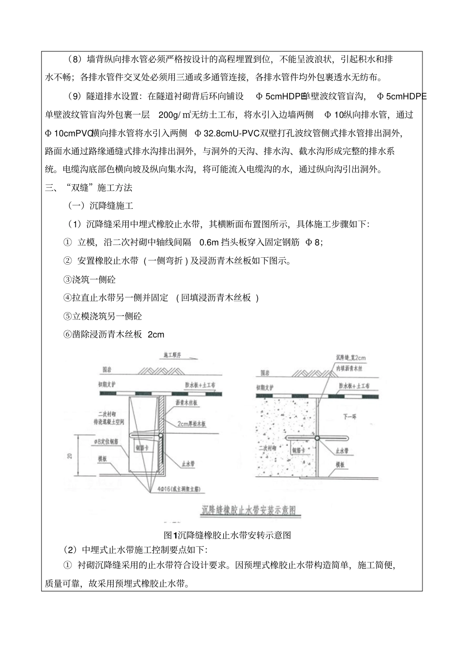 隧道洞身防排水技术交底概要_第2页