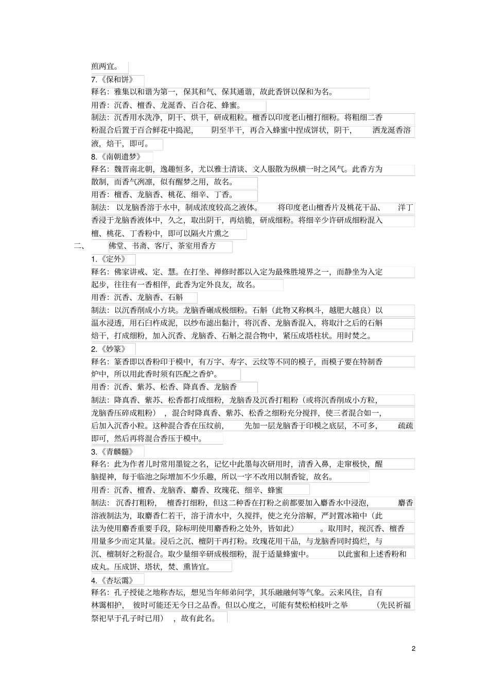 雅集用香方汇总_第2页