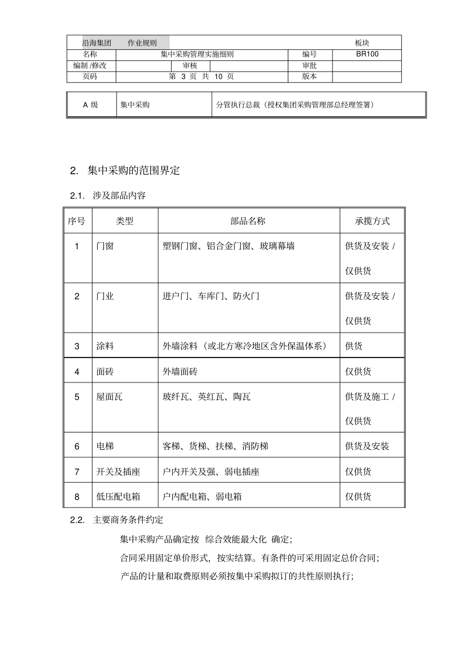 集中采购管理实施细则_第3页