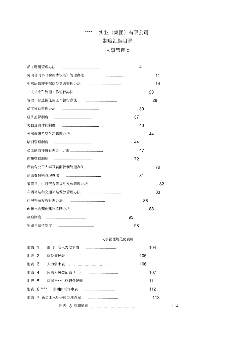 集团公司全套管理制度汇编_第1页