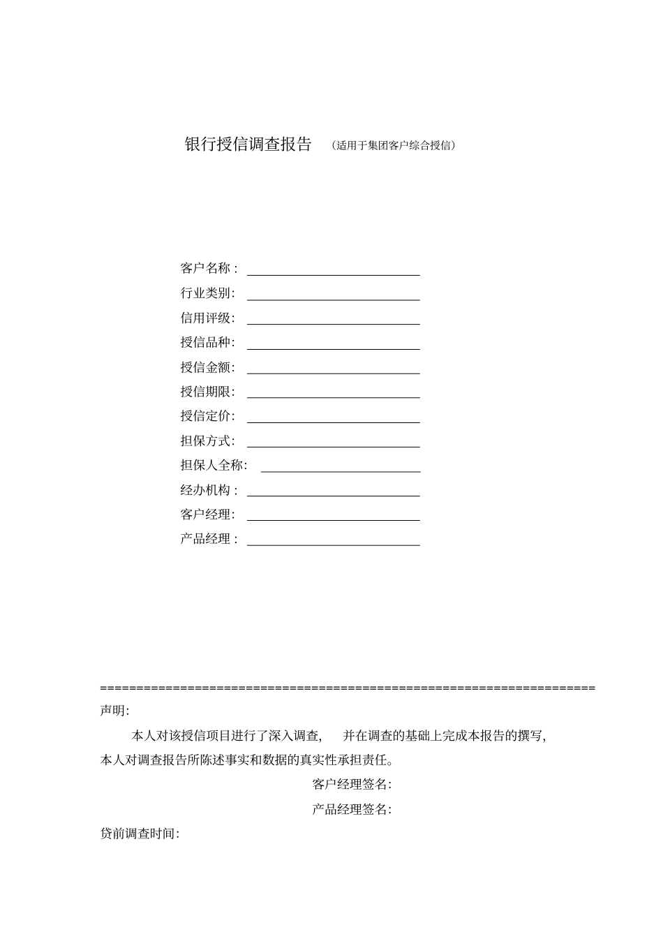集团公司授信报告详解_第1页
