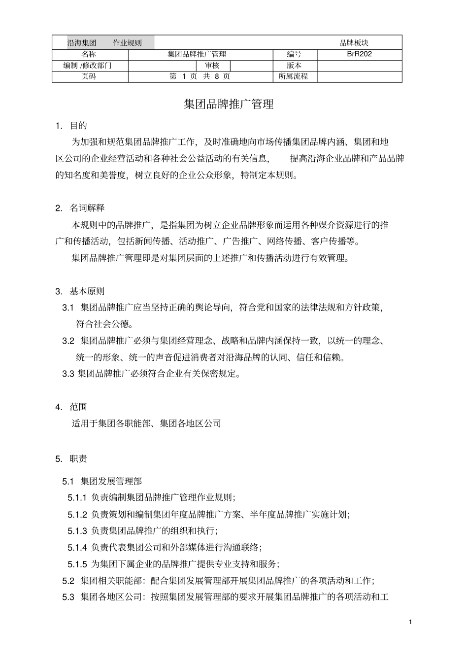 集团品牌推广管理_第1页