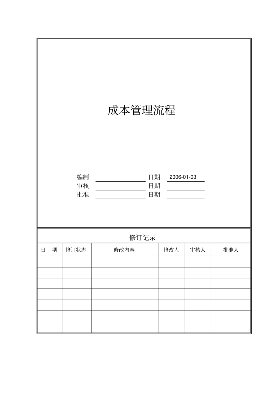 集团成本管理流程_第1页