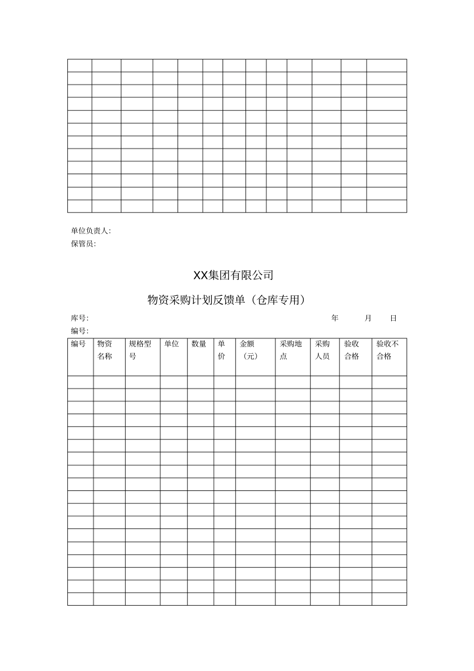 集团采购管理表单_第3页