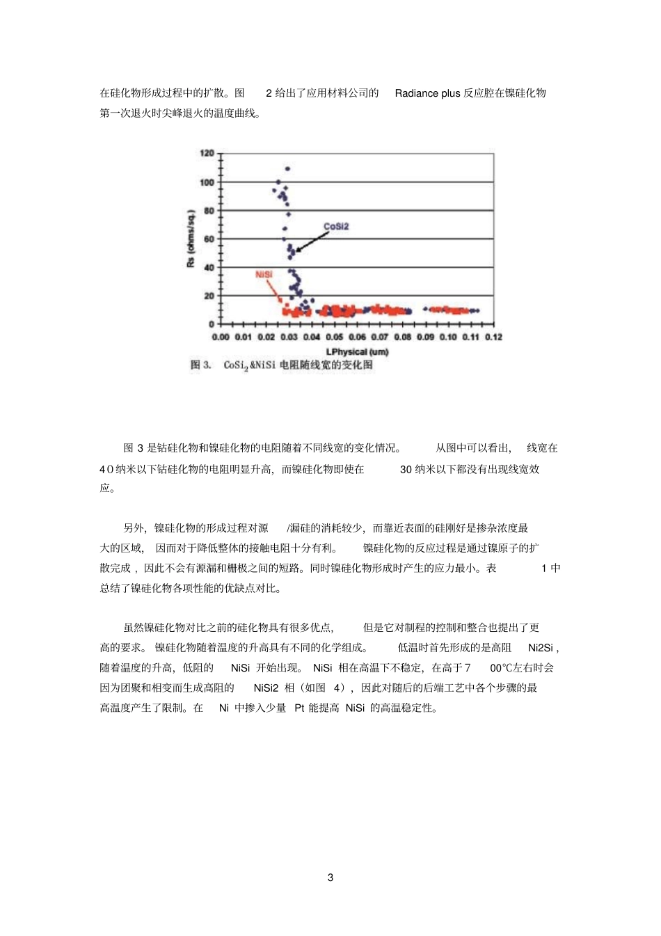 集成电路中金属硅化物的发展与演变_第3页