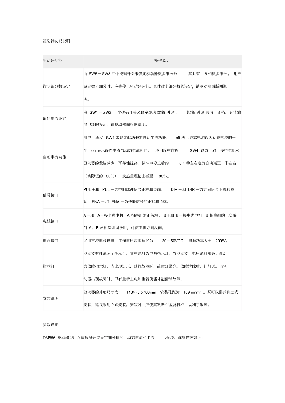 雷赛DM556驱动器_第2页