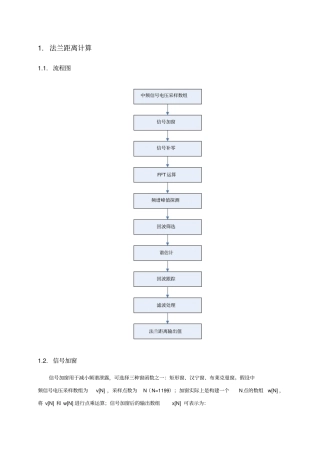 雷达物位计-软件算法说明