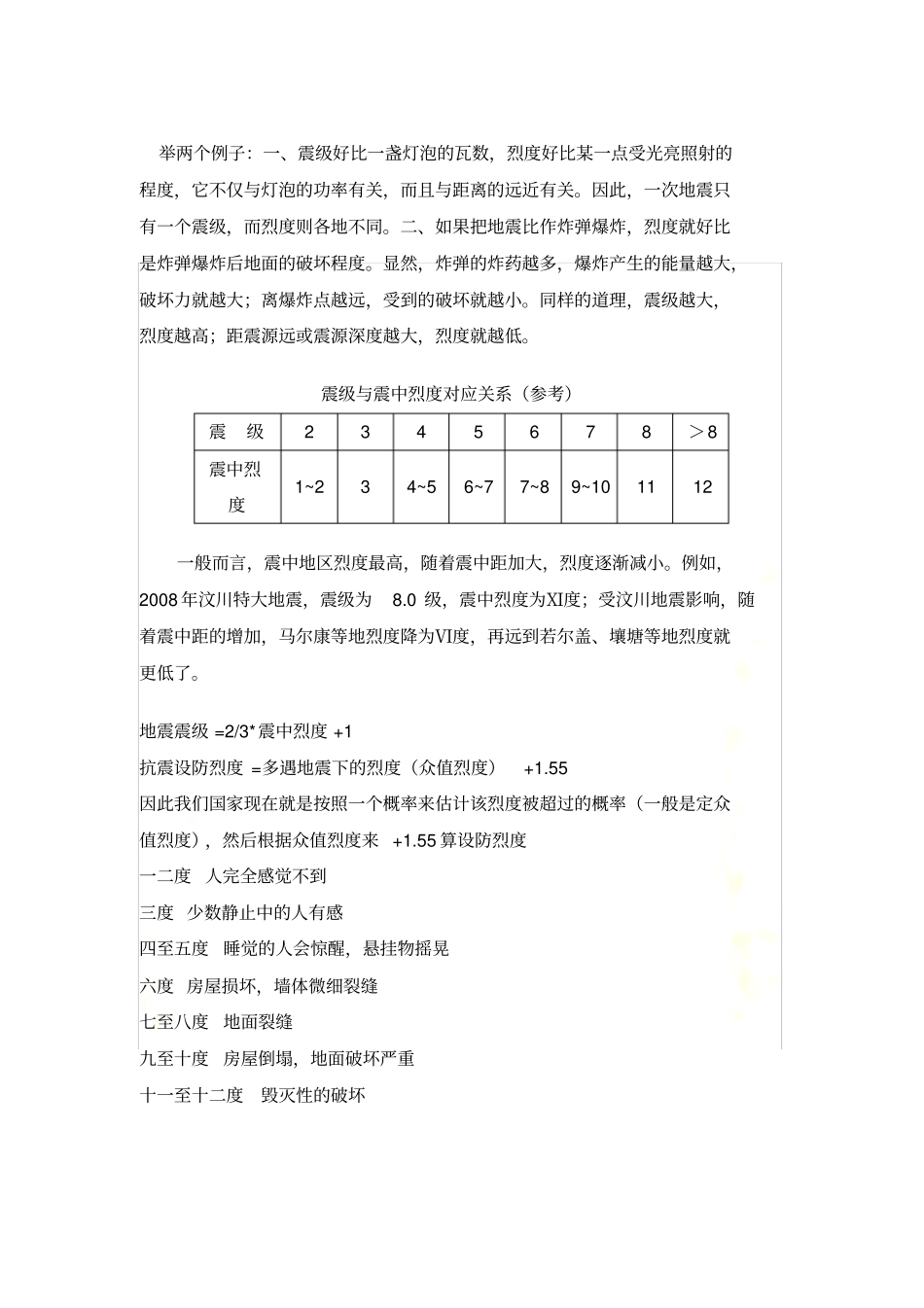 震级和烈度的关系_第2页