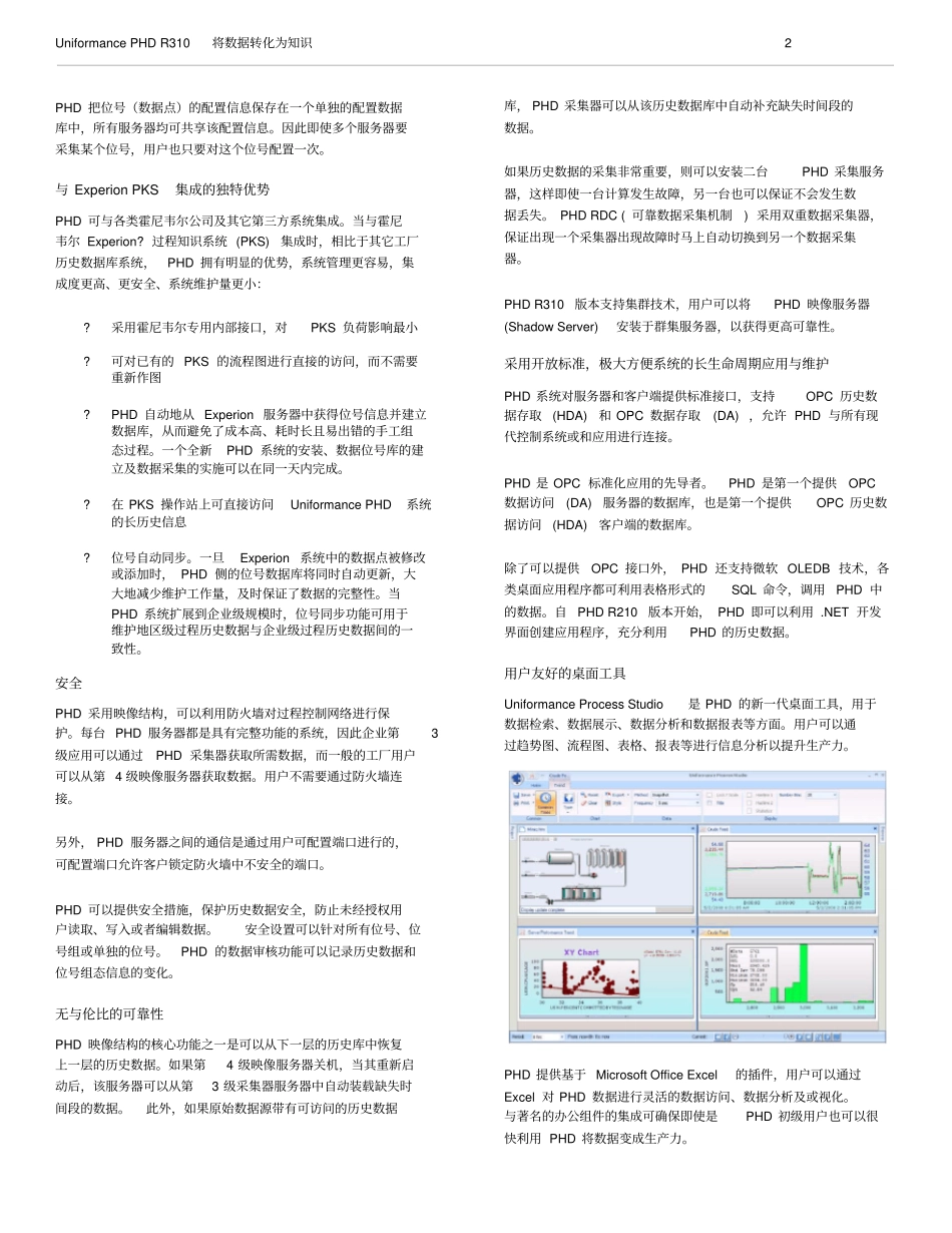 霍尼韦尔-实时数据库PHD-介绍_第2页