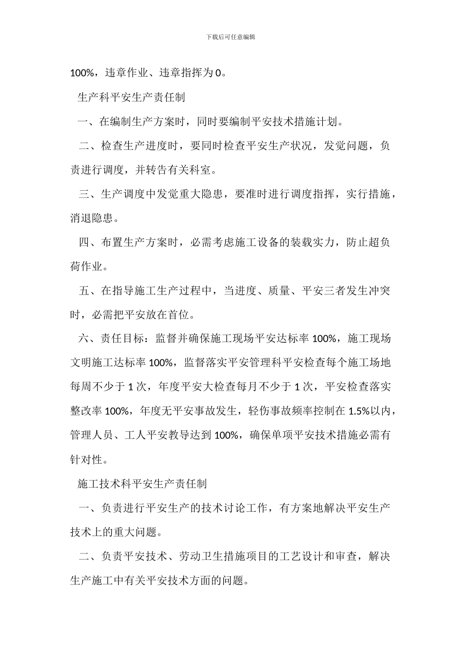 煤矿安全生产责任制_第3页