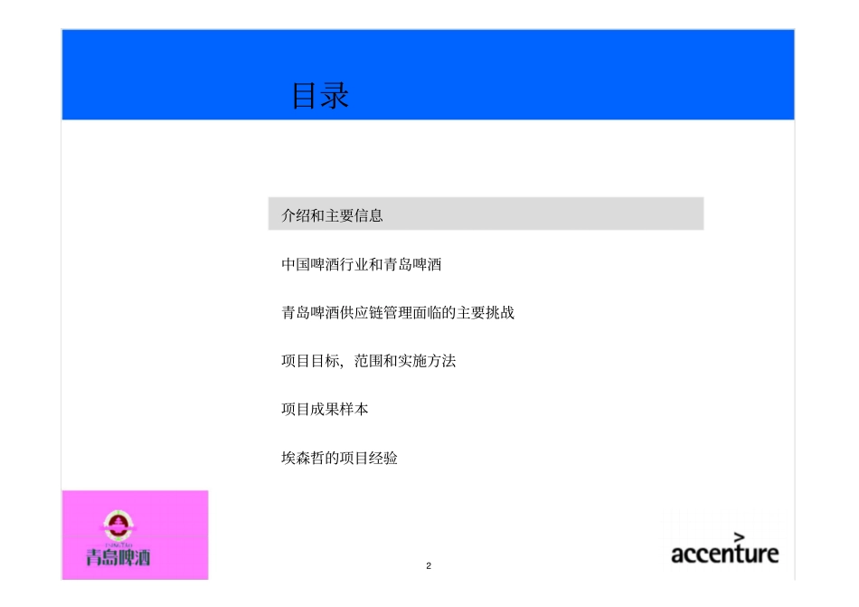青岛啤酒股份有限公司供应链分析建议书_第3页