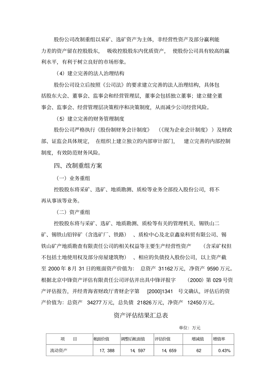 青海西部矿业股份有限公司重组方案_第3页