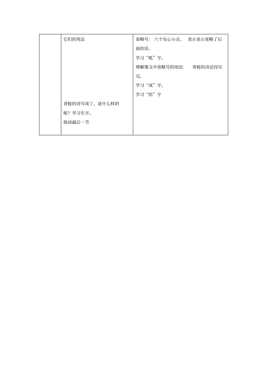 青蛙写诗教学设计优质课完美版_第2页
