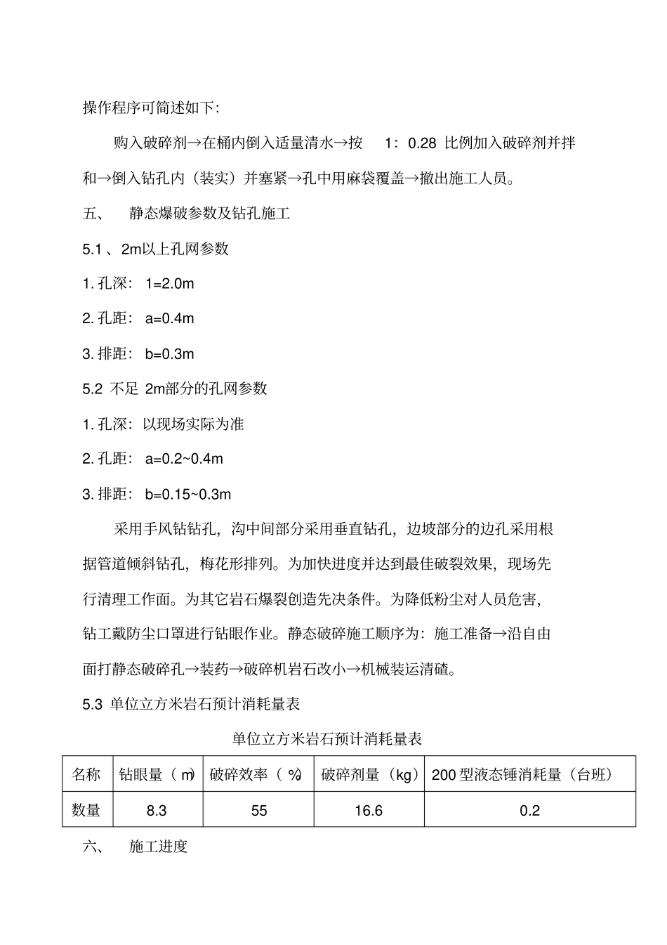 静态爆破施工方案secret_第3页