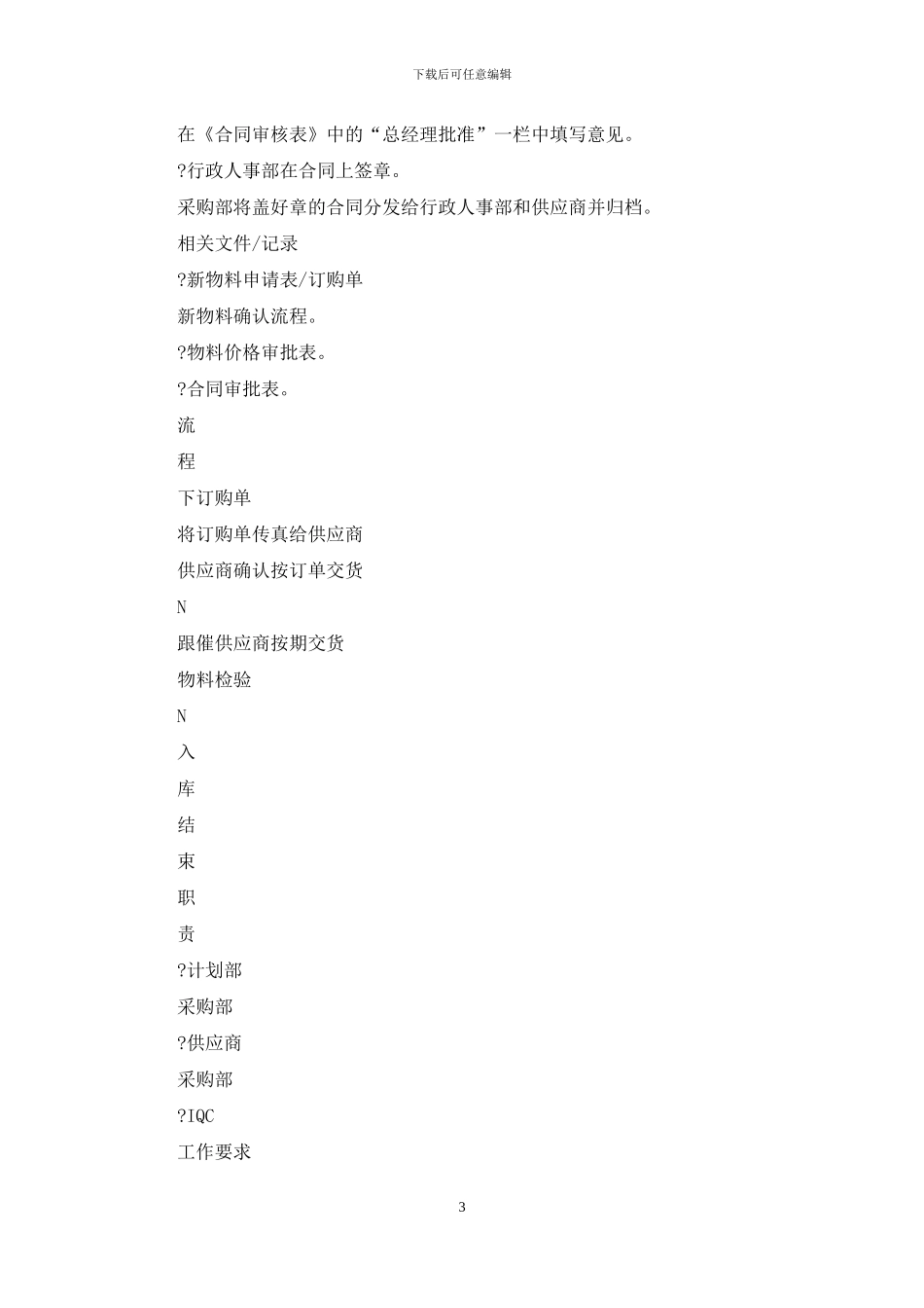 物料采购流程采购合同评审流程6_第3页