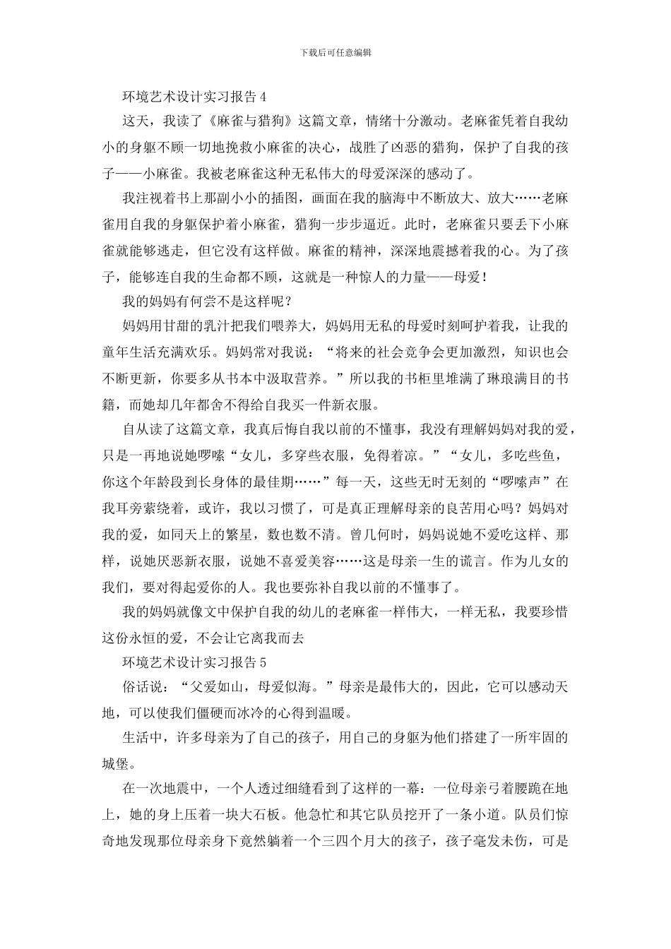 环境艺术设计实习报告_第3页