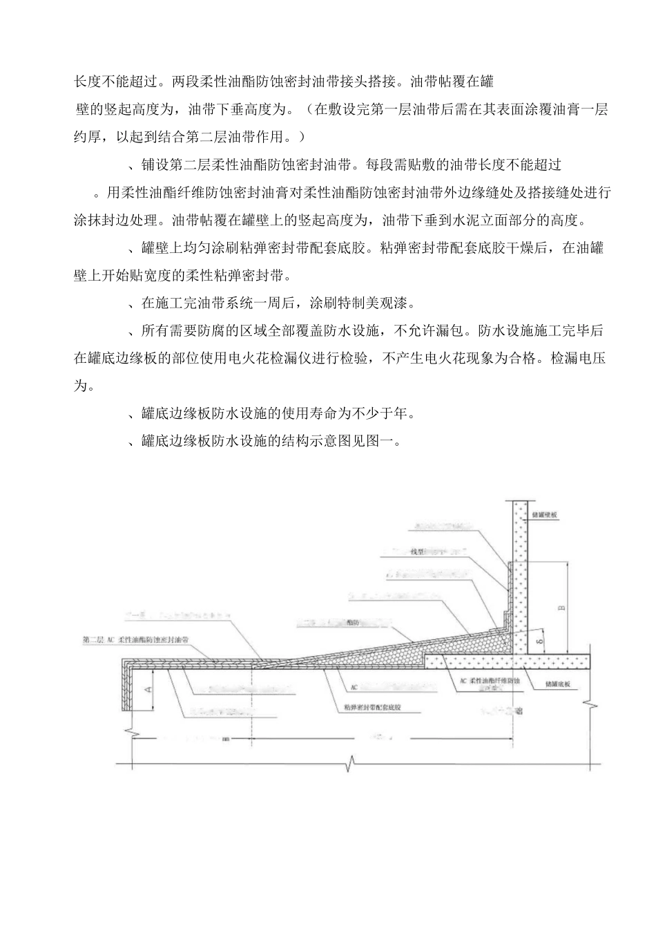 储罐底板边缘防水施工方案(DOC)_第3页