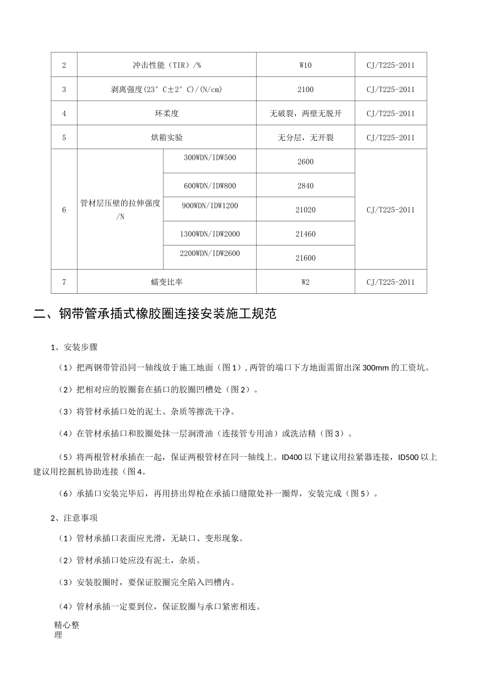 钢带增强聚乙烯螺旋波纹管施工工艺_第2页