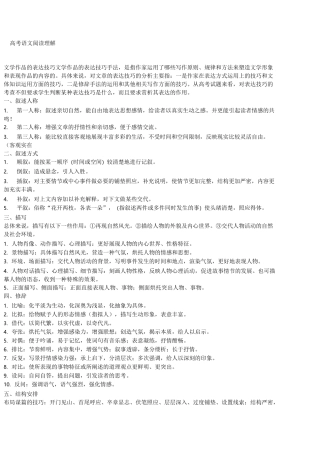 语文阅读理解解题技巧