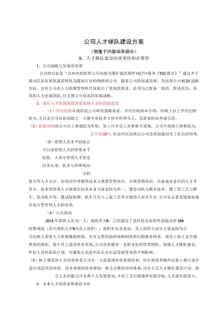人才梯队建设详细方案