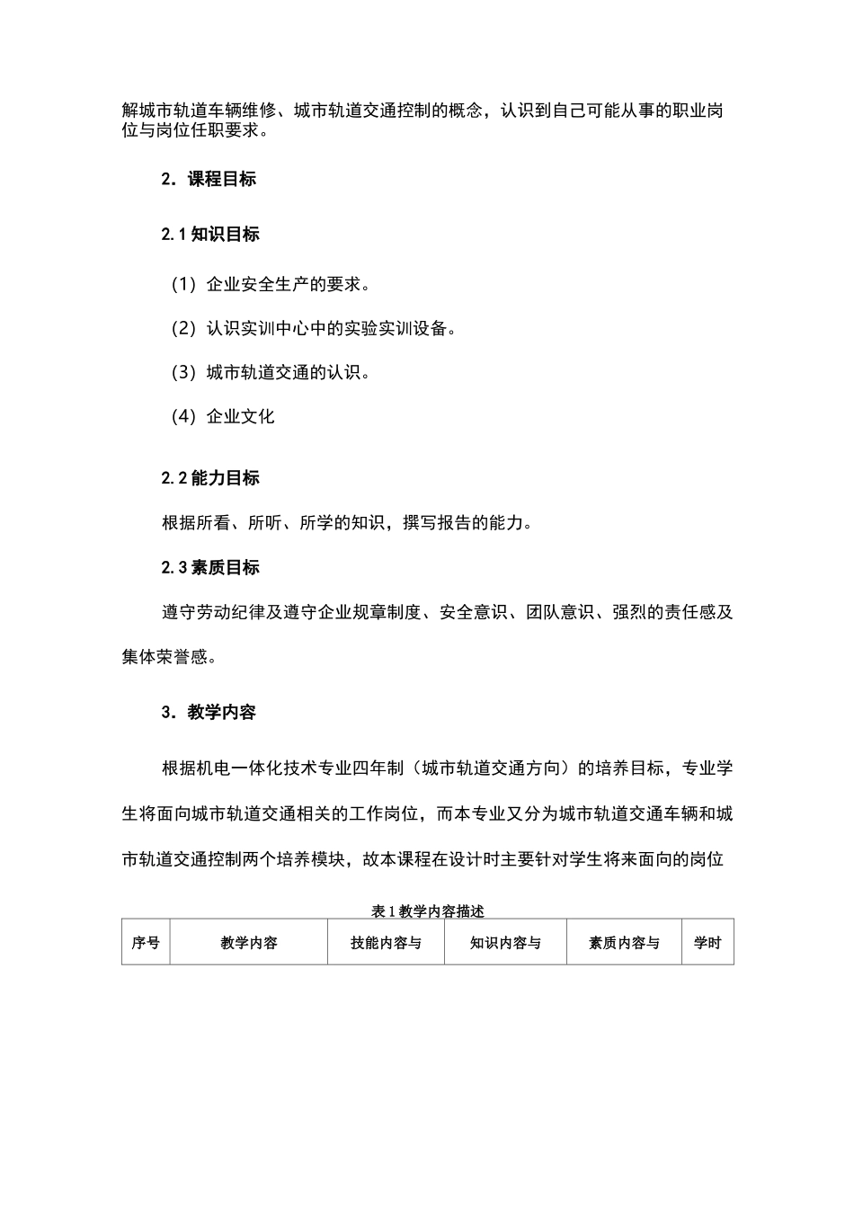 《专业认识实习》课程标准_第2页
