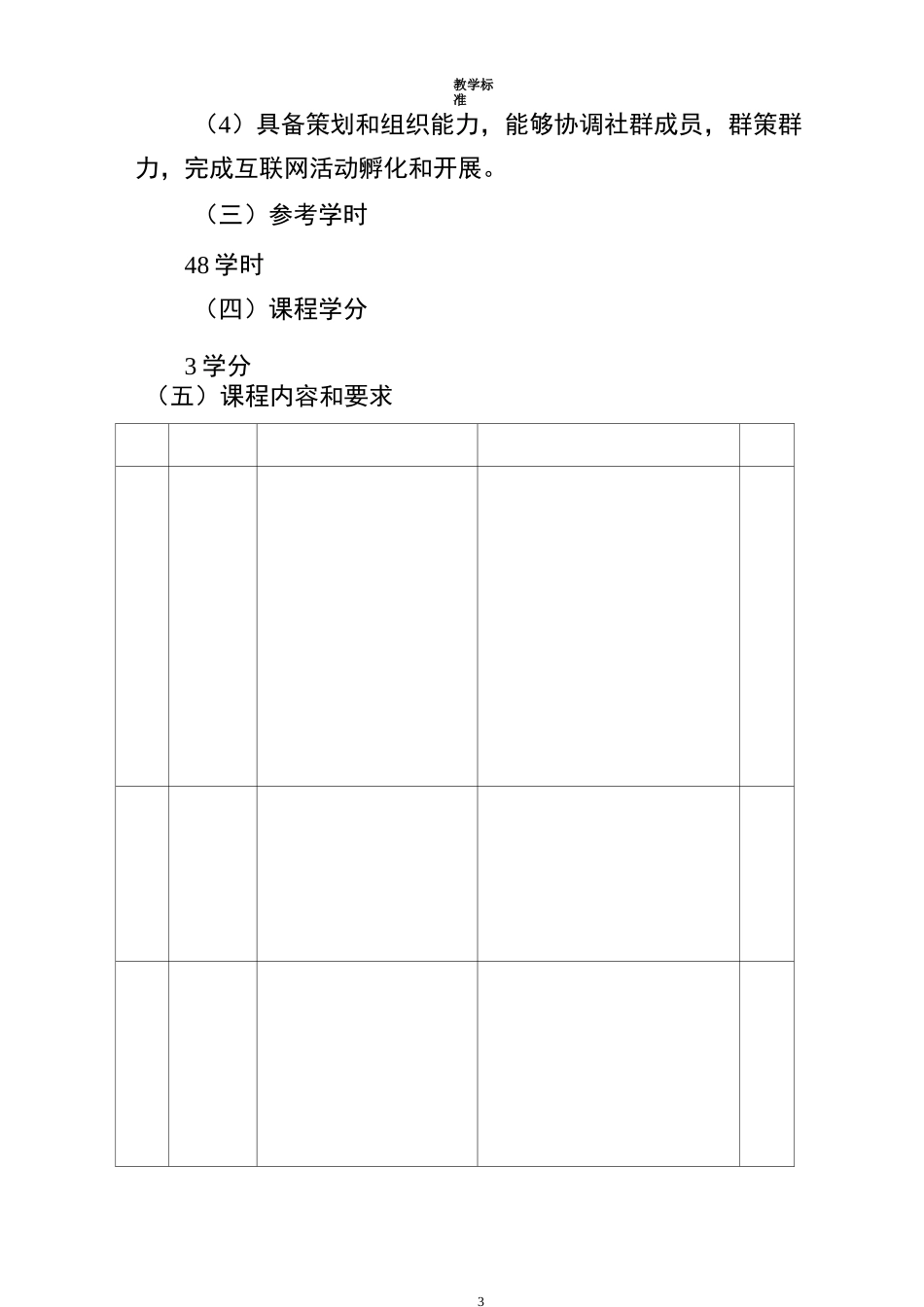 社群营销课程教学标准8_第3页