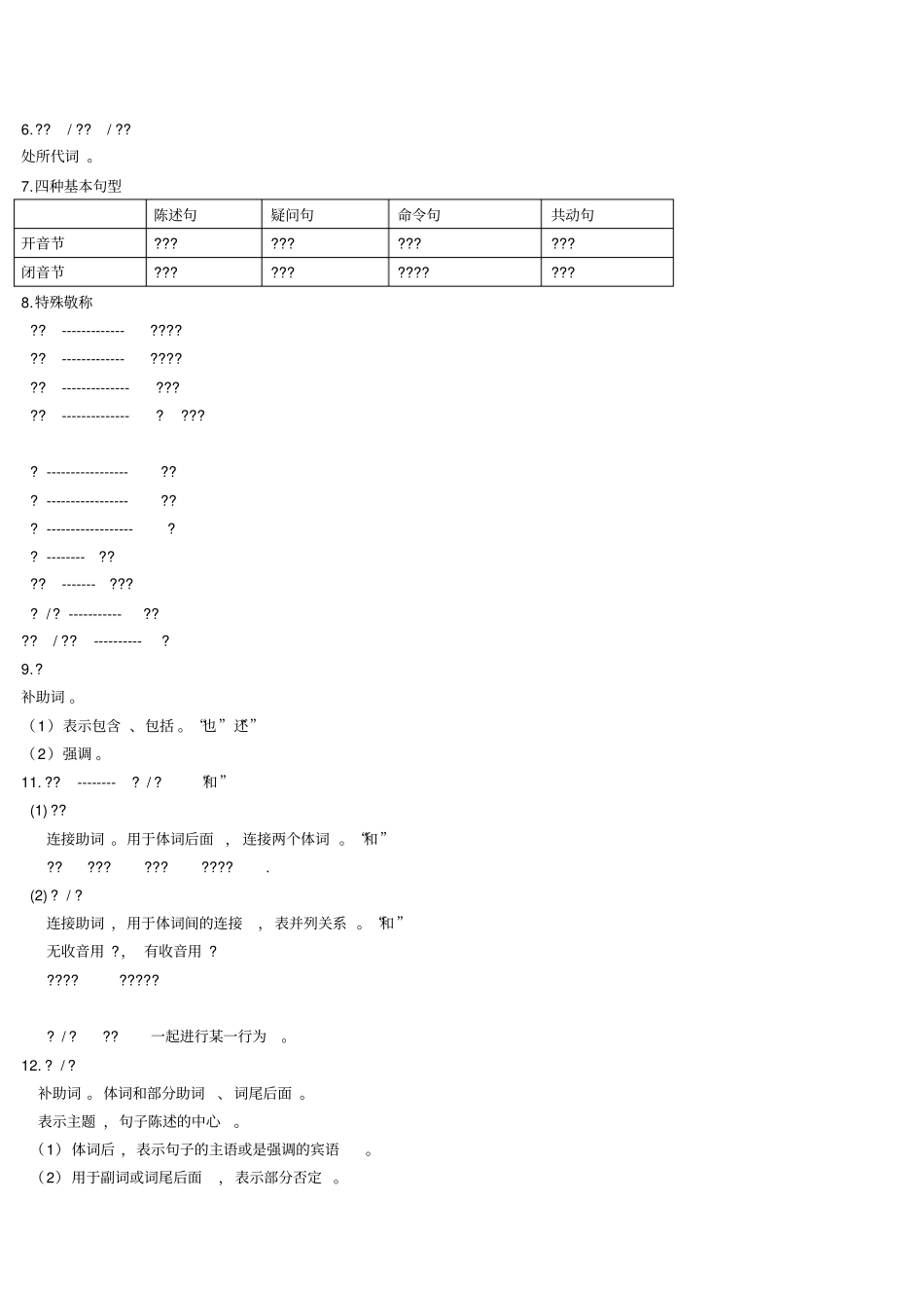 韩国语教程延世大学13册语法总结_第2页