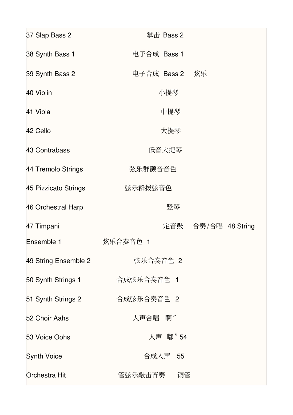 音乐英语词汇_第3页