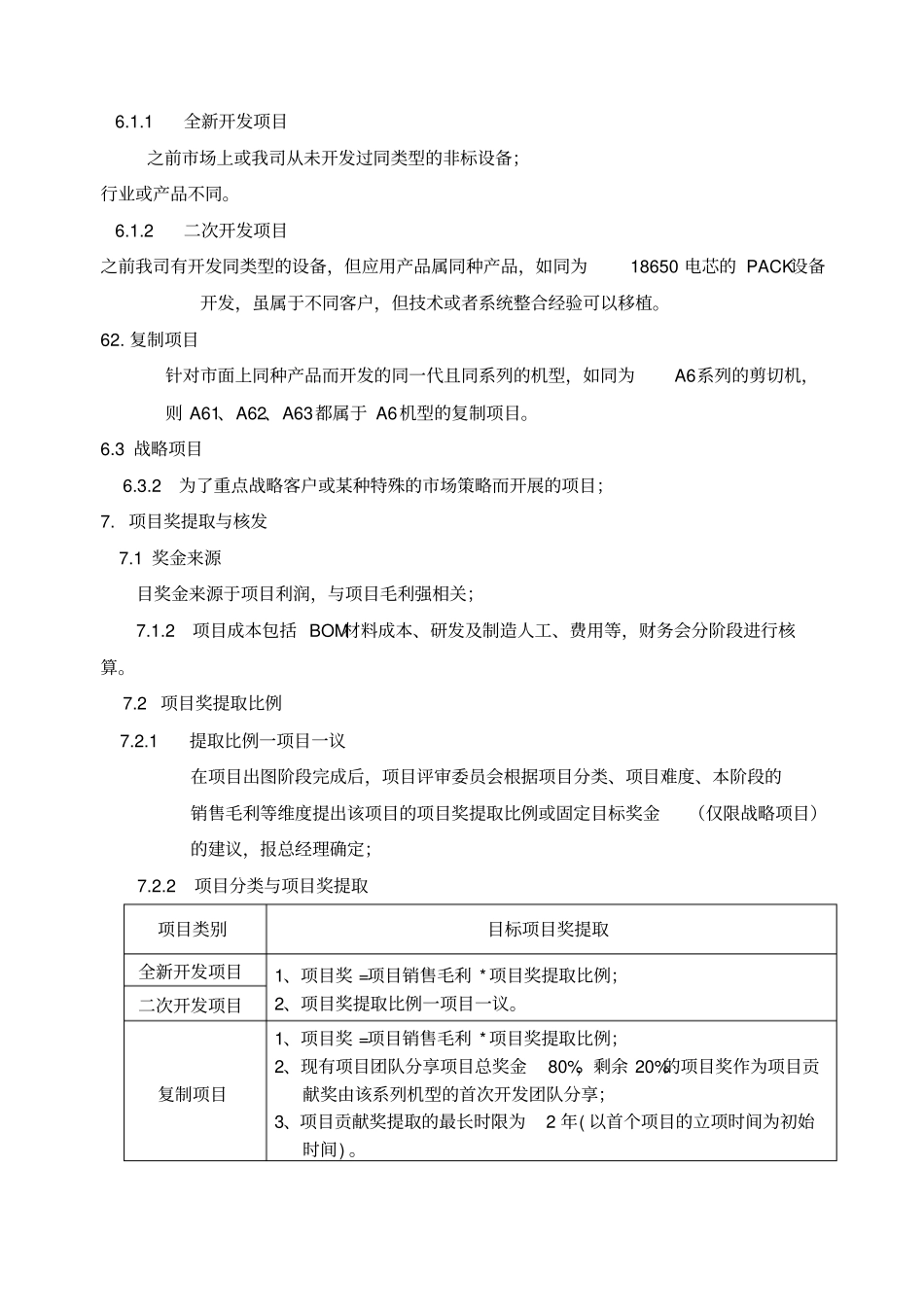 项目奖激励方案_第2页