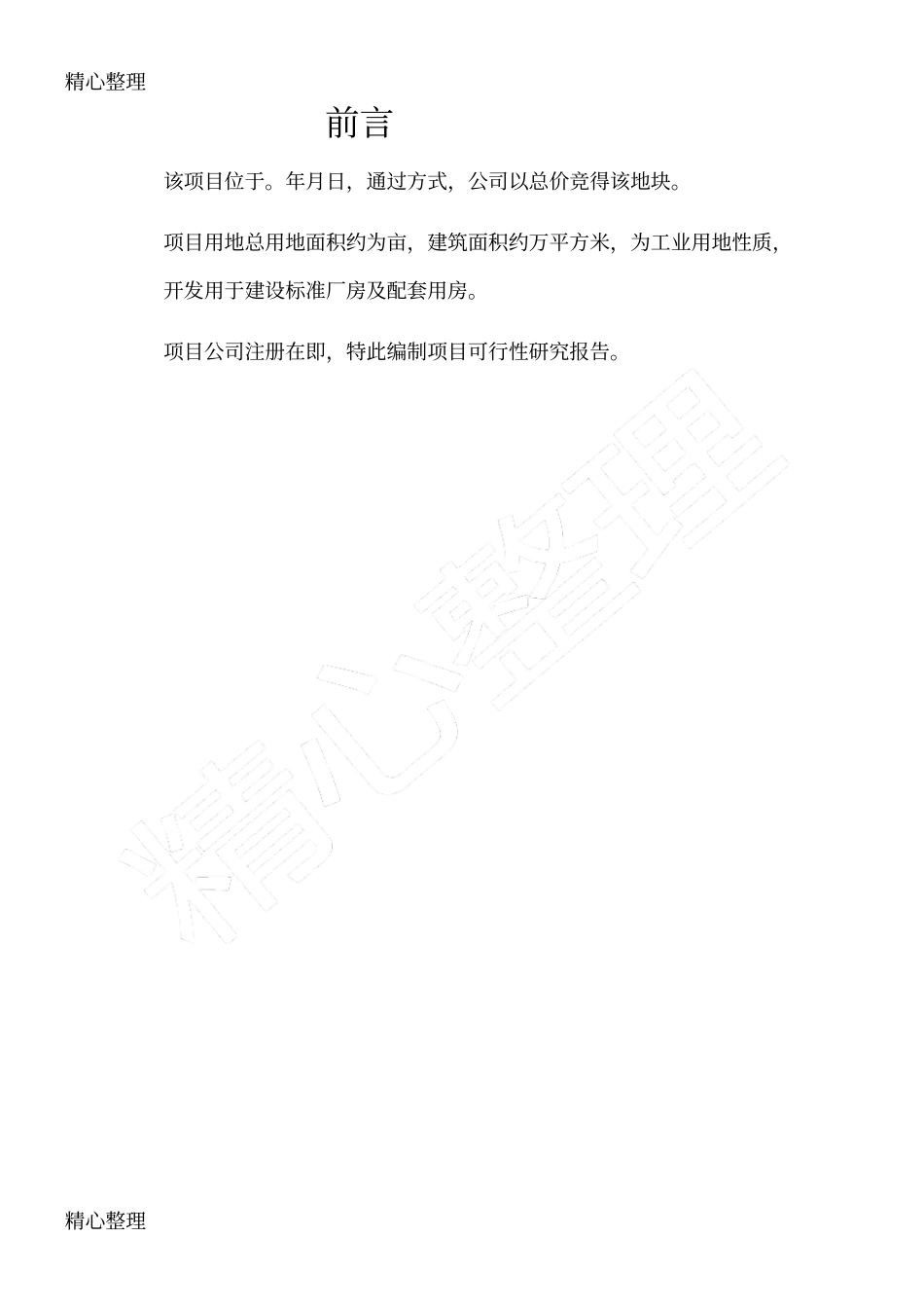 项目投资可行性报告的范文_第3页